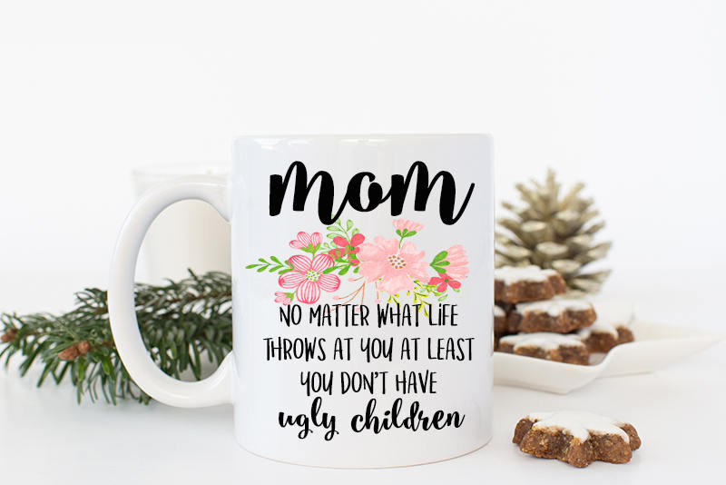 Funny Gifts for Mom Mug Funny Gift from the Kids, Mother Daughter Gif…
