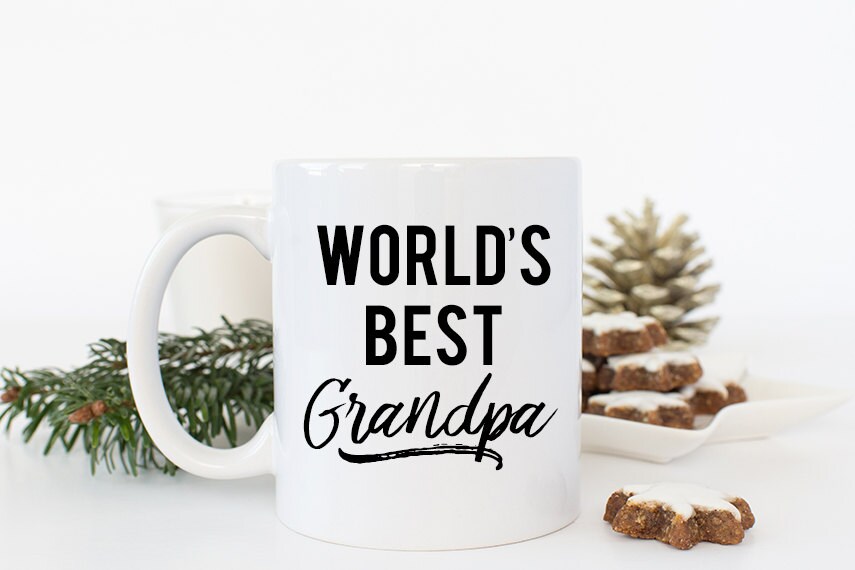 Worlds Best Grandpa Coffee Mug, Gifts for Grandpa, Grandpa Coffee Mug…