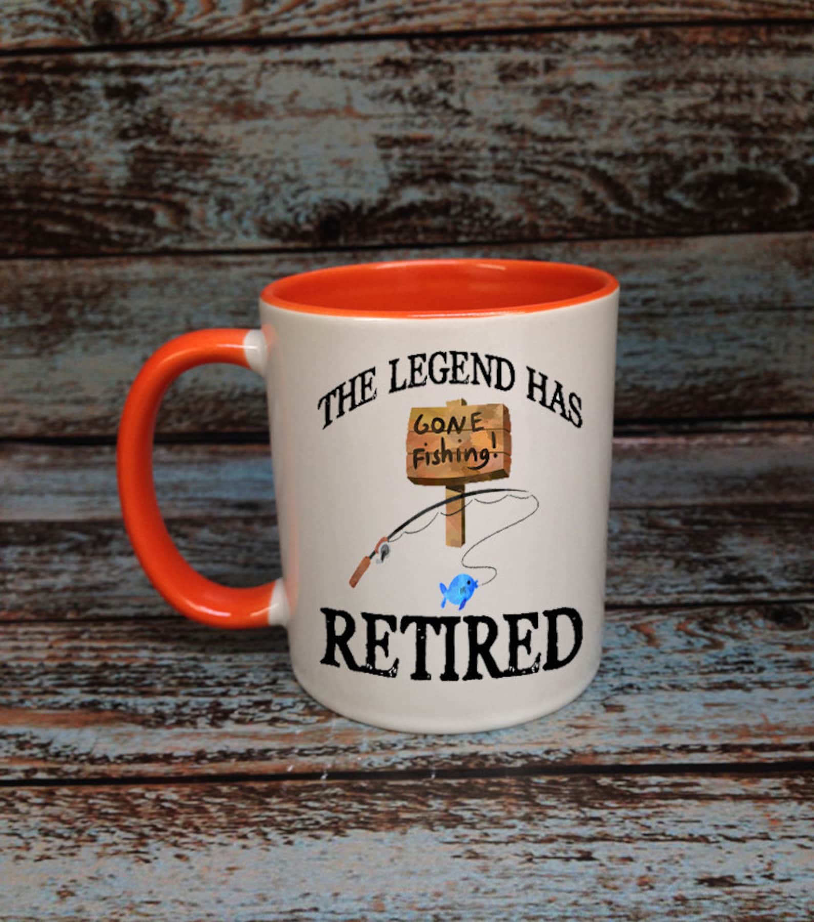 Gifts for fishermen Funny Fishing Mug Retirement gift for Etsy