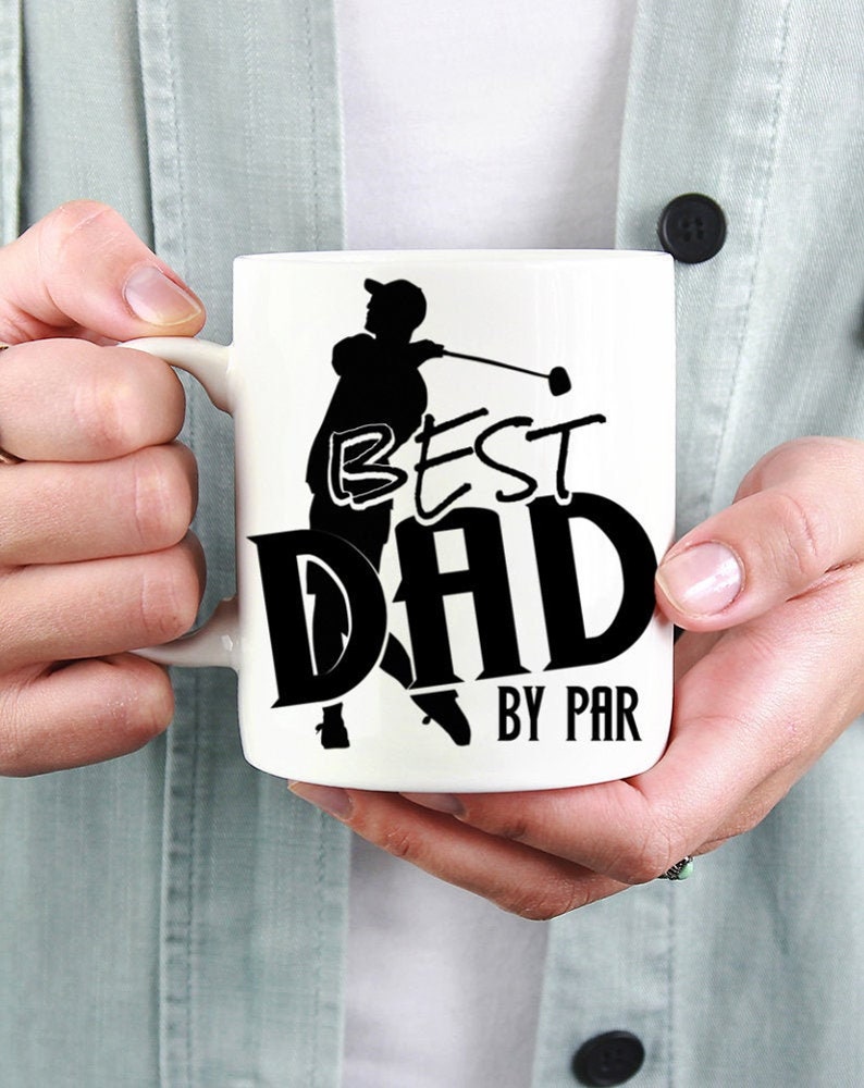 Funny Golf Gifts For Men Best Dad By Par Personalized Golf Etsy