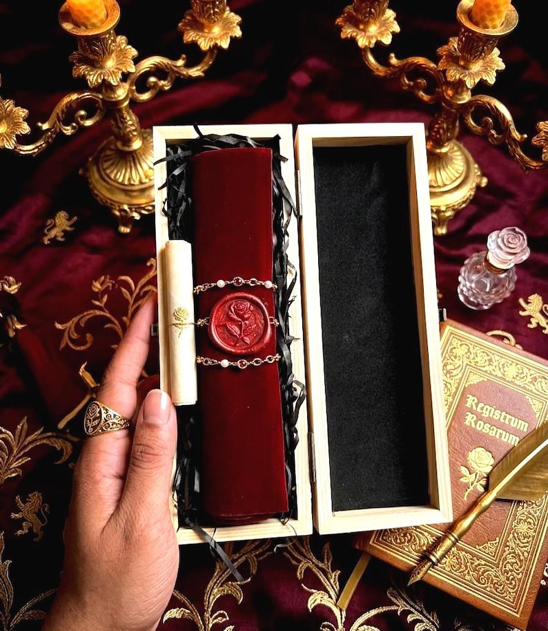 personalized scroll letter royal
