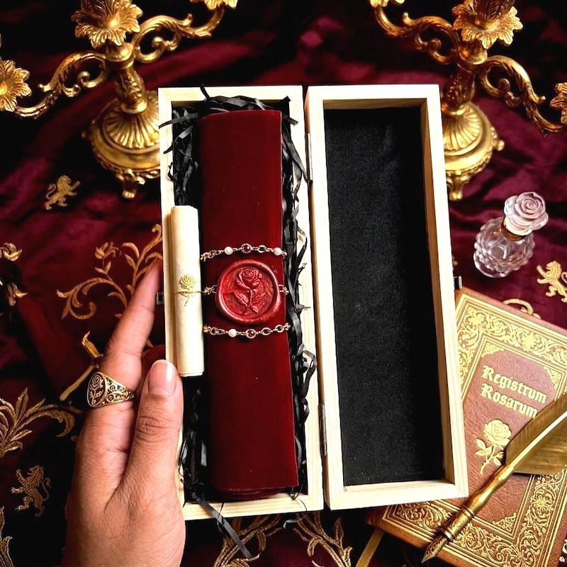 Luxury Scroll Invitation - Etsy