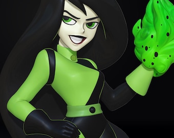 Shego STL 3D-printmodel