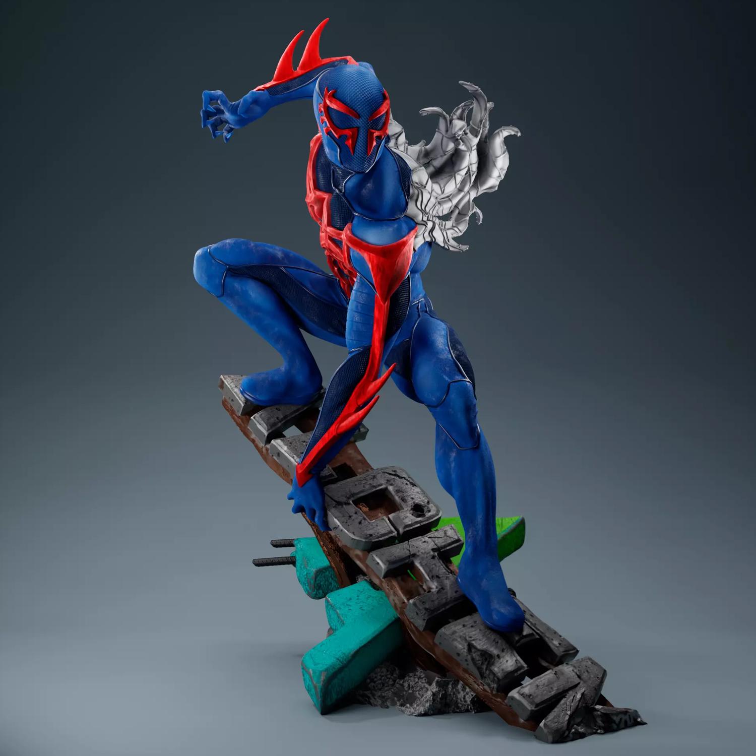 Spider-man 2099 STL 3D Print Model - Etsy