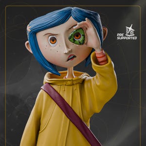 Coraline STL 3D Print Model