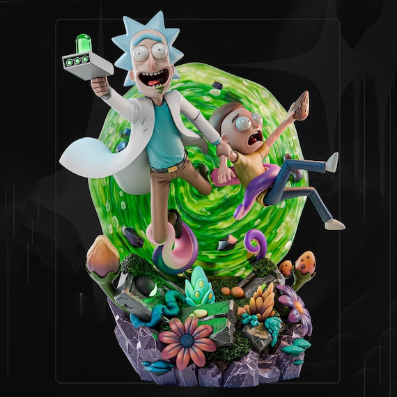 Rick and Morty STL 3D Print Model