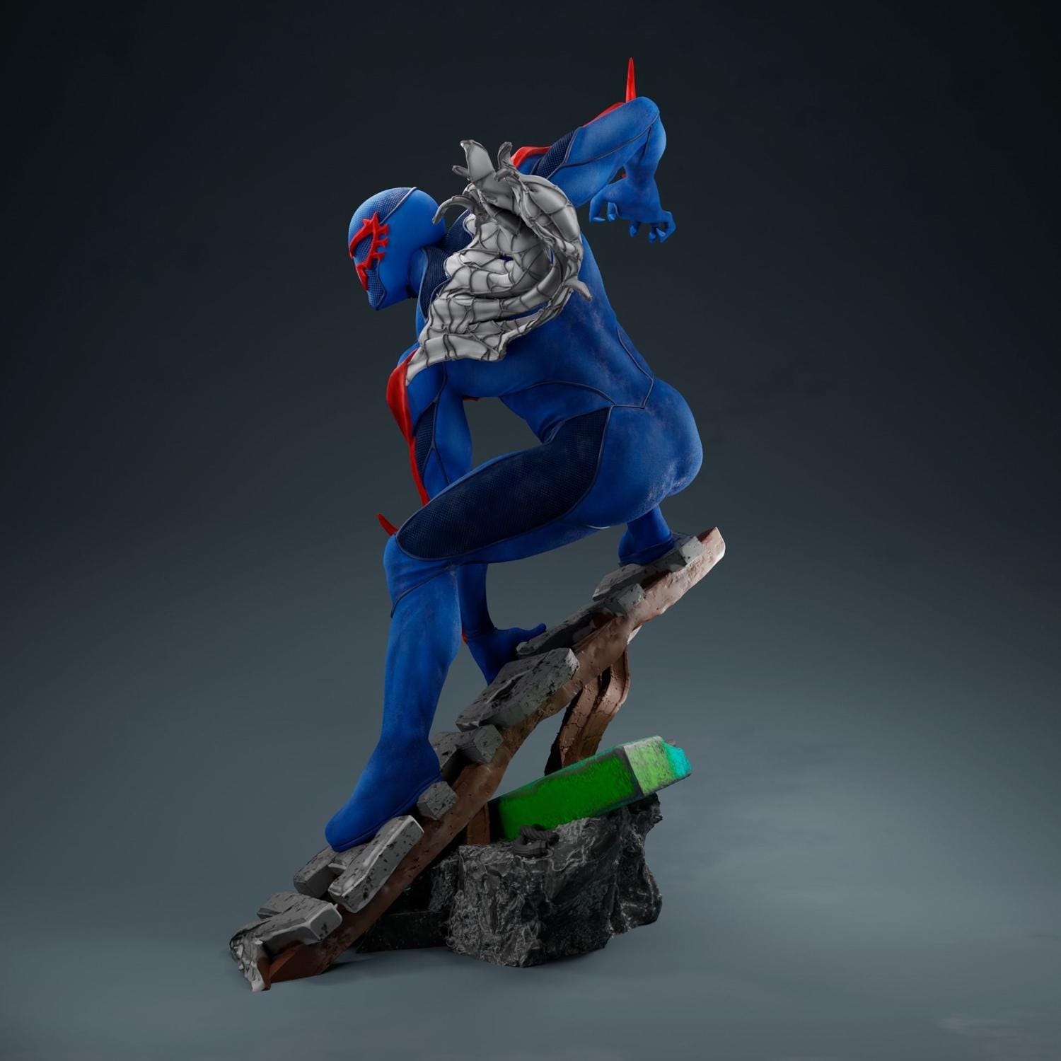 Spider-man 2099 STL 3D Print Model - Etsy