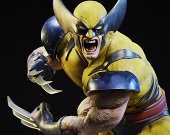 Wolverine STL 3D-printmodel