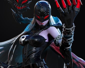 Dark Fallen Demon Queen STL 3D Print Model