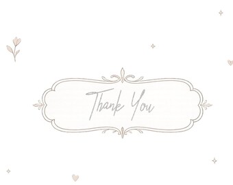 Personalized Silver Foil Greeting Cards: Pack of 10 Folded with Envelopes