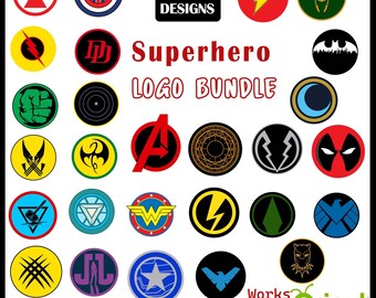 Superheld-Logo SVG-Symbol, Superhelden-Svg-Bundle, Comic-Svg-Bundle, Spinnenfledermaus SVG-Bundle, Anime SVG-Bundle, die berühmtesten Superhelden Schnittdateien