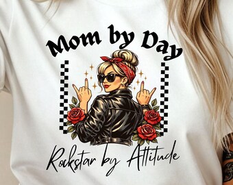 Mom by Day PNG, Tired Moms Club, Funny Motherhood PNG, Snarky Mom PNG, Everyday Designs, Trendy Women png, Sassy Shirt Design, Retro Checker