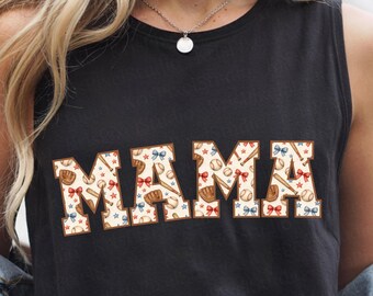 ベースボールママシームレスPNG、ベースボールママPNG、ゲームデーママPNG、スポーツママ昇華デザイン、コケットベースボールデザイン、デジタルダウンロード