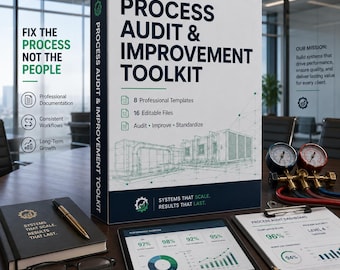 Kit di strumenti per il miglioramento dei processi di audit / Modelli aziendali, analisi delle cause profonde (Word, PDF)