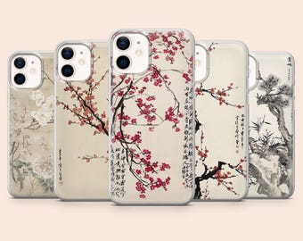 Sakura Phone Case Chinese Blossom Asian Cover for iPhone 17, 16Pro, 15, 14, 13, Samsung S25, S24, S23, S22, A16, A56, A55, Pixel 10Pro, 9Pro