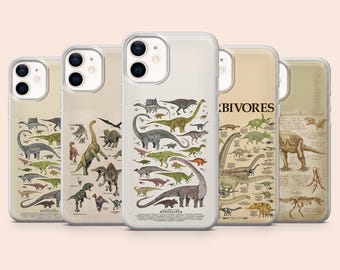 Funda de dinosaurio T-Rex Jurassic para iPhone 17, 16Pro, 15, 14, 13, 12, Samsung S25, S24, S23, S22, A16, A56, A55, Pixel 10Pro, 9A, 8