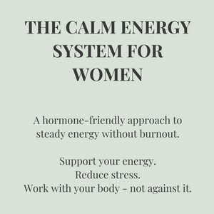 Morning Energy Routine for Women: A Hormone Friendly System for Low Energy, Burnout and Perimenopause (Digital Guide)