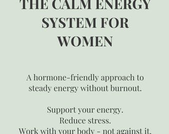 Morning Energy Routine for Women: A Hormone Friendly System for Low Energy, Burnout and Perimenopause (Digital Guide)