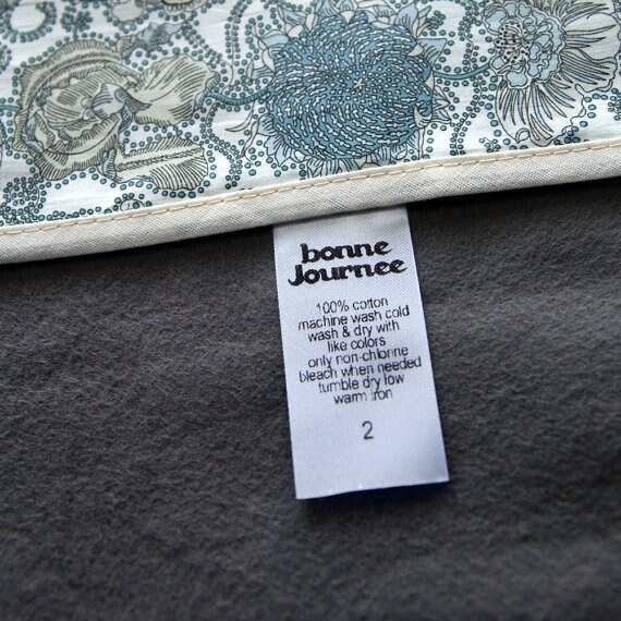 200 custom 1 tags clothing care label DIY by gutenTAGs center fold hang tag quilt sew on *DIY design layout* made in usa
