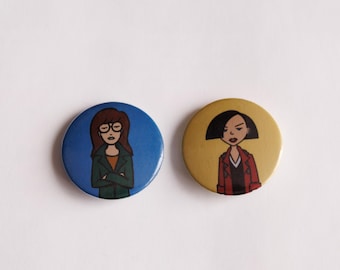 Pines vintage de Daria y Jane • Pines novedosos