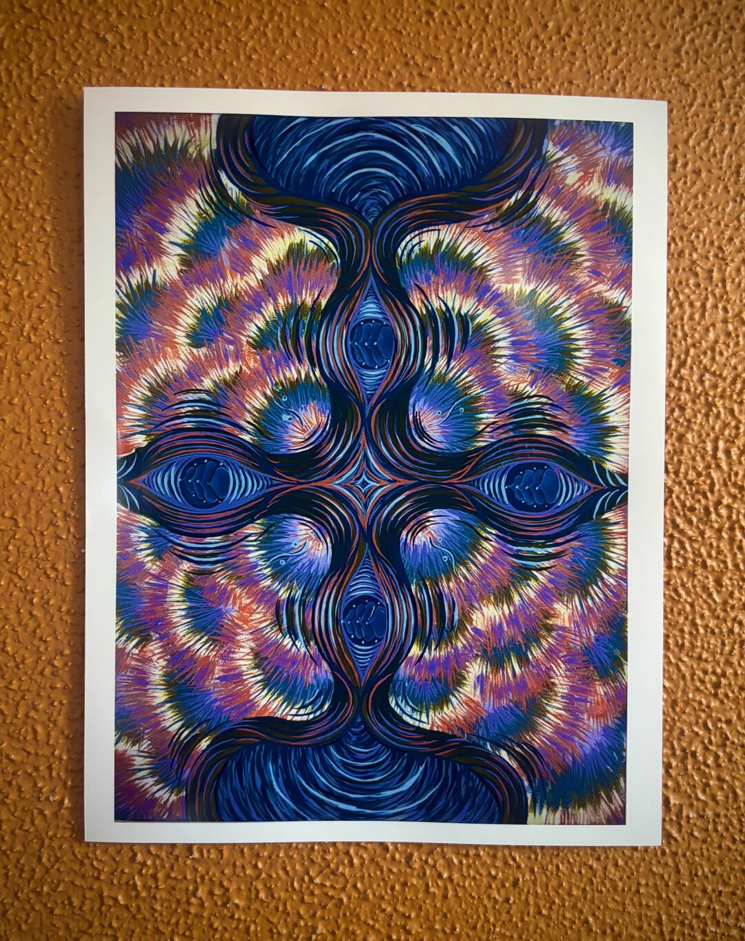 Psychedelic Eye Art Print | Visionary Sacred Geometry Wall Art (signed ...