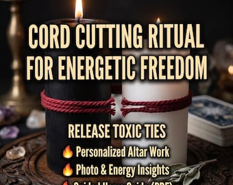 Same Day Cord Cutting Ritual & Energetic Freedom Bundle, Toxic Relationship Release, Protection Spell, Break Ties Reclaim Power