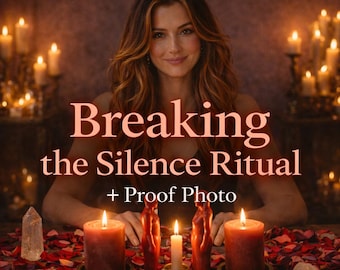 Breaking Silence Ritual | No contact|Personalized Energy Activation, Photo Proof