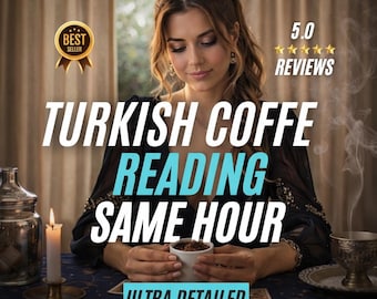 Same Day Turkish Coffee Reading, Detailed Love Psychic Insight, Future Lover Predictions, What Are His Feelings Reading, Psychic Guidance