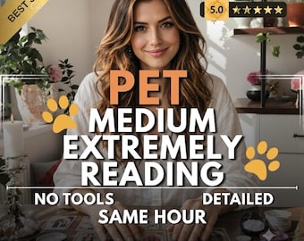 Pet Medium Reading | Animal Communication, Messages From Your Pet (Digital Delivery)
