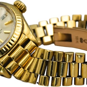 Rolex President Vintage 18k Yellow Gold Lady-Datejust Automatic Watch Ref. 6917