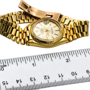 Rolex President Vintage 18k Yellow Gold Lady-Datejust Automatic Watch Ref. 6917