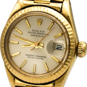 Rolex President Vintage 18k Yellow Gold Lady-Datejust Automatic Watch Ref. 6917
