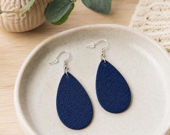 Polymer Clay Earring Dangle Lightweight Statement Drop Teardrop Jewelry Handmade Artisan Women Gift Everyday Casual Boho Modern Minimalist