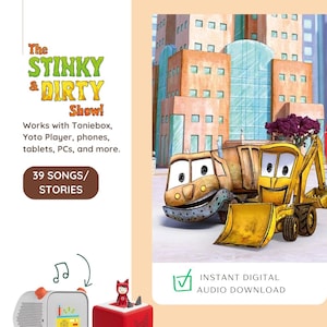 Stinky and Dirty Songs & Stories MP3 for Toniebox, Yoto (Digital Download)