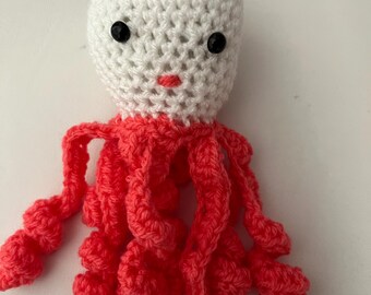 Crochet Octopus Toy: Soft Acrylic Plush