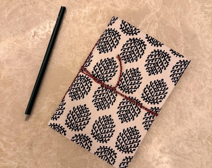 Hand Block Print Handmade Diary, Artisan Paper Journal, Writing Notebook, Unique Handmade Gift