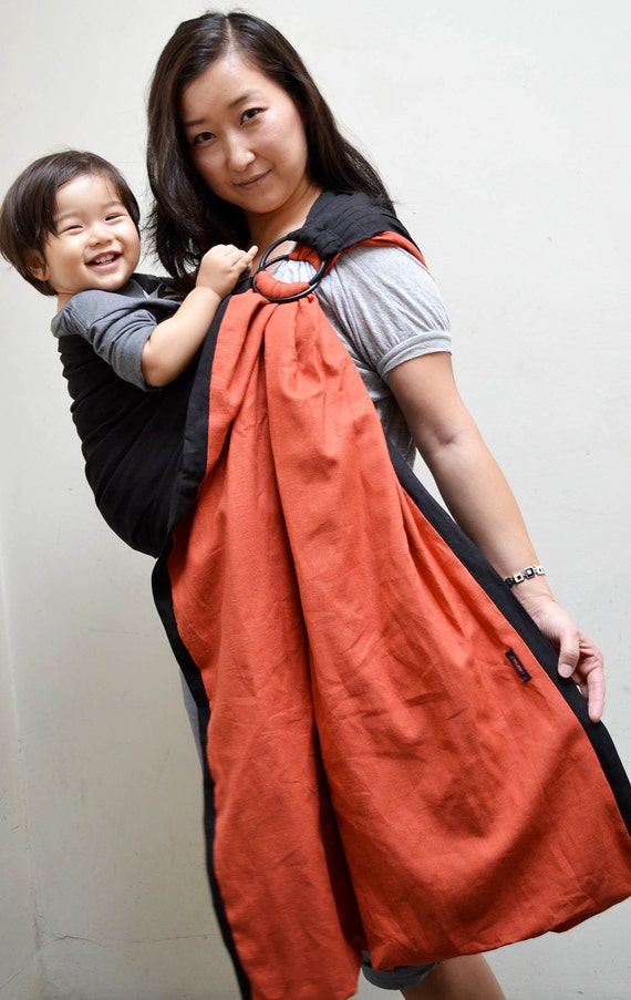 Items similar to Baby Sling Ring Sling Baby Carrier 2 Layers of High