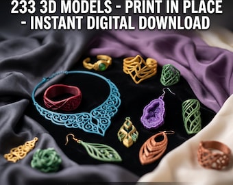 Pack STL cosplay portable - 233 modèles 3D - Impression sur place - Téléchargement numérique instantané