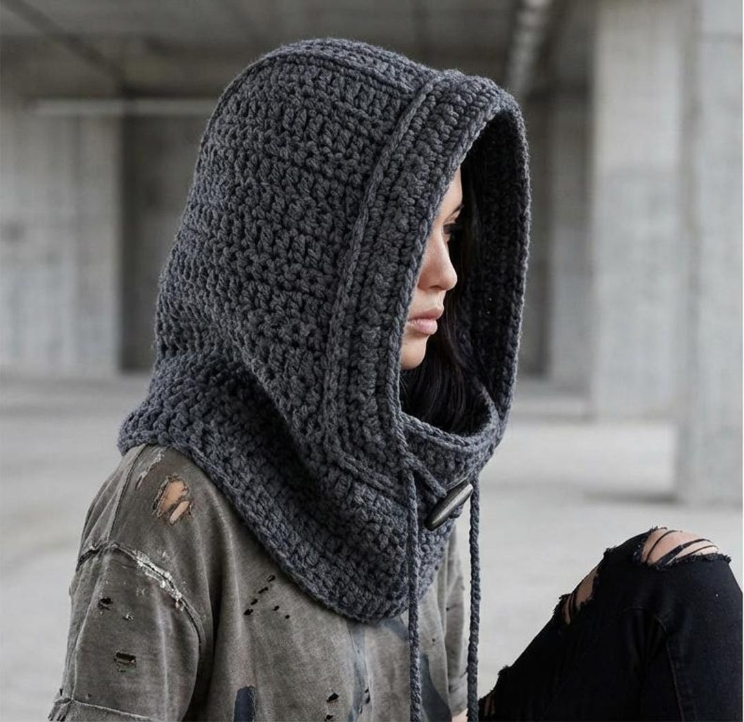 Urban Hooded Cowl Crochet Pattern PDF | Unisex Winter Wearable | Chunky ...
