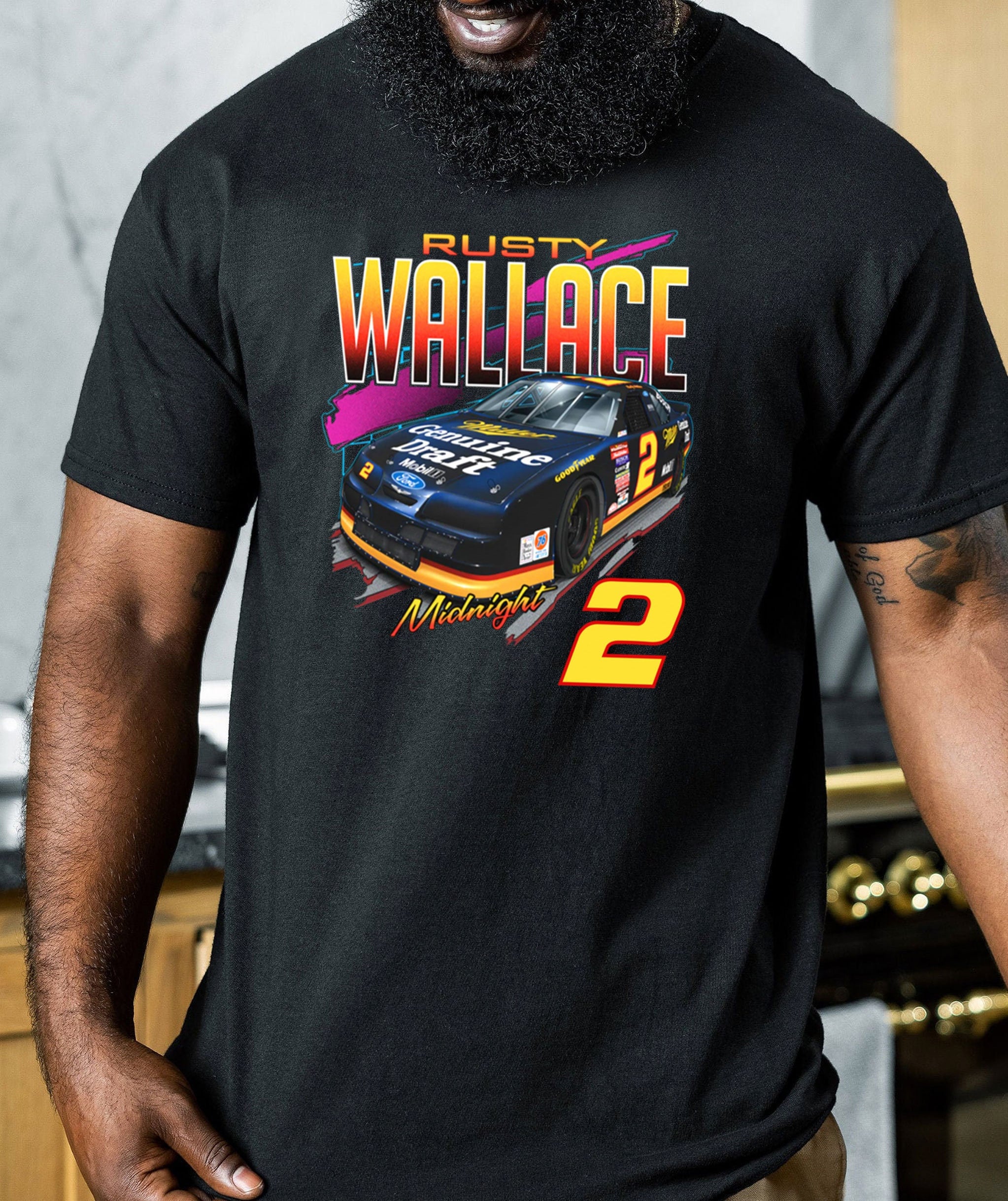 Discover Rusty Wallace #2 Shirt, NASCAR Shirt, Car Shirt, Racing Shirt