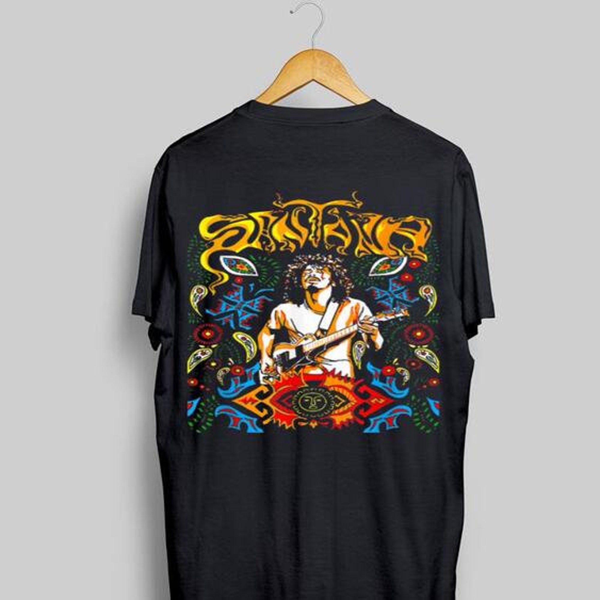 Discover Carlos Santana  Musik Konzert Tour Rock T-Shirt