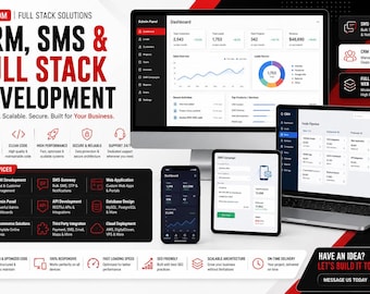 Custom Full Stack Web Development | CRM, SMS, Web Apps, WordPress, Shopify