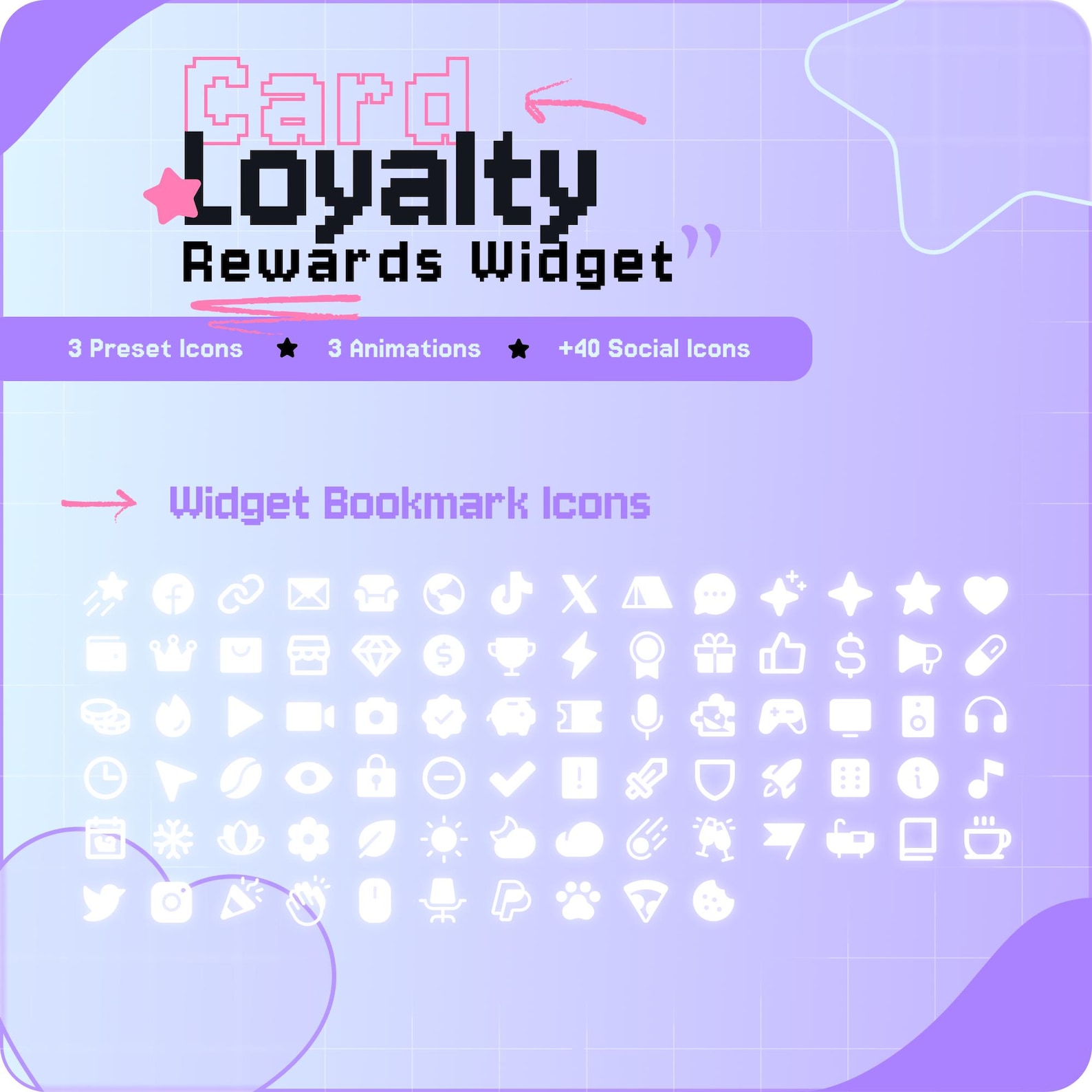 Loyalty Card Widget for Streamelements | Twitch Channel Points Reward ...