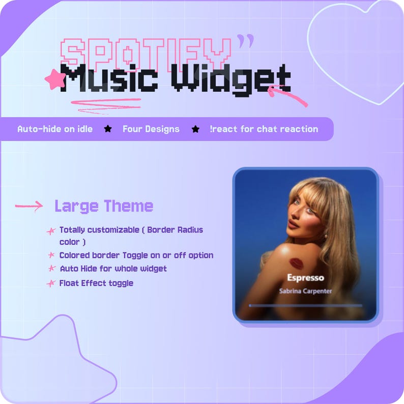 Spotify Music Widget for Streamelements | Twitch - Youtube - OBS Now ...