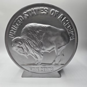 Buffalo Nickel Bank - Etsy