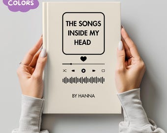 Personalized Lyric Journal, Custom Songwriting Notebook, Musician Gift