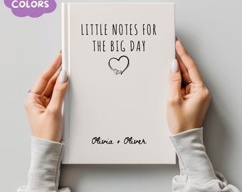 Personalized Wedding Notebook, Future Bride Engagement Gift, Bridal Shower Journal from Bridal Party