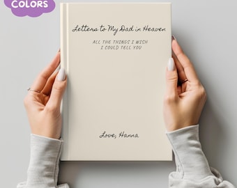 Dad Memorial Journal, Letters to My Dad, Grief & Loss Gift