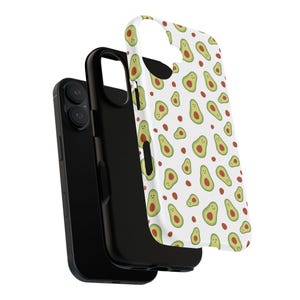 Happy Avocado Pattern Phone Case | Tough Magnetic Case
