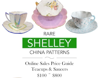 Shelley Tea Ware Patterns With Price Guide – Collector Bookstore